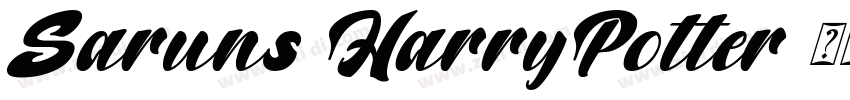 Saruns HarryPotter字体转换